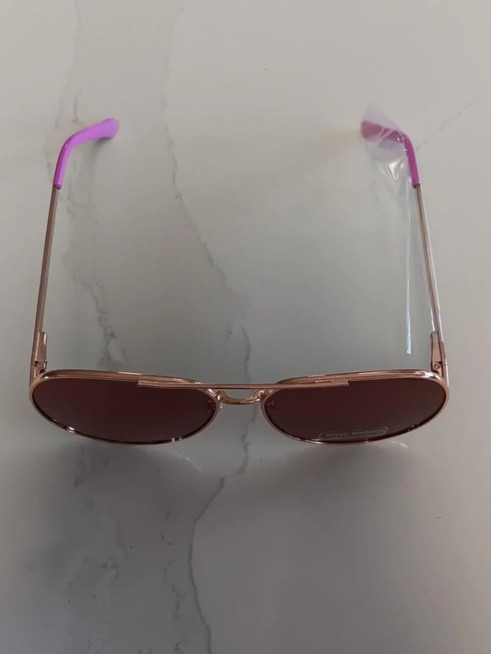STEVE MADDEN Sunglasses Aviators Pink NEW